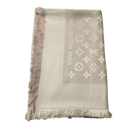 louis vuitton schal beige|louis vuitton neo nate shawl.